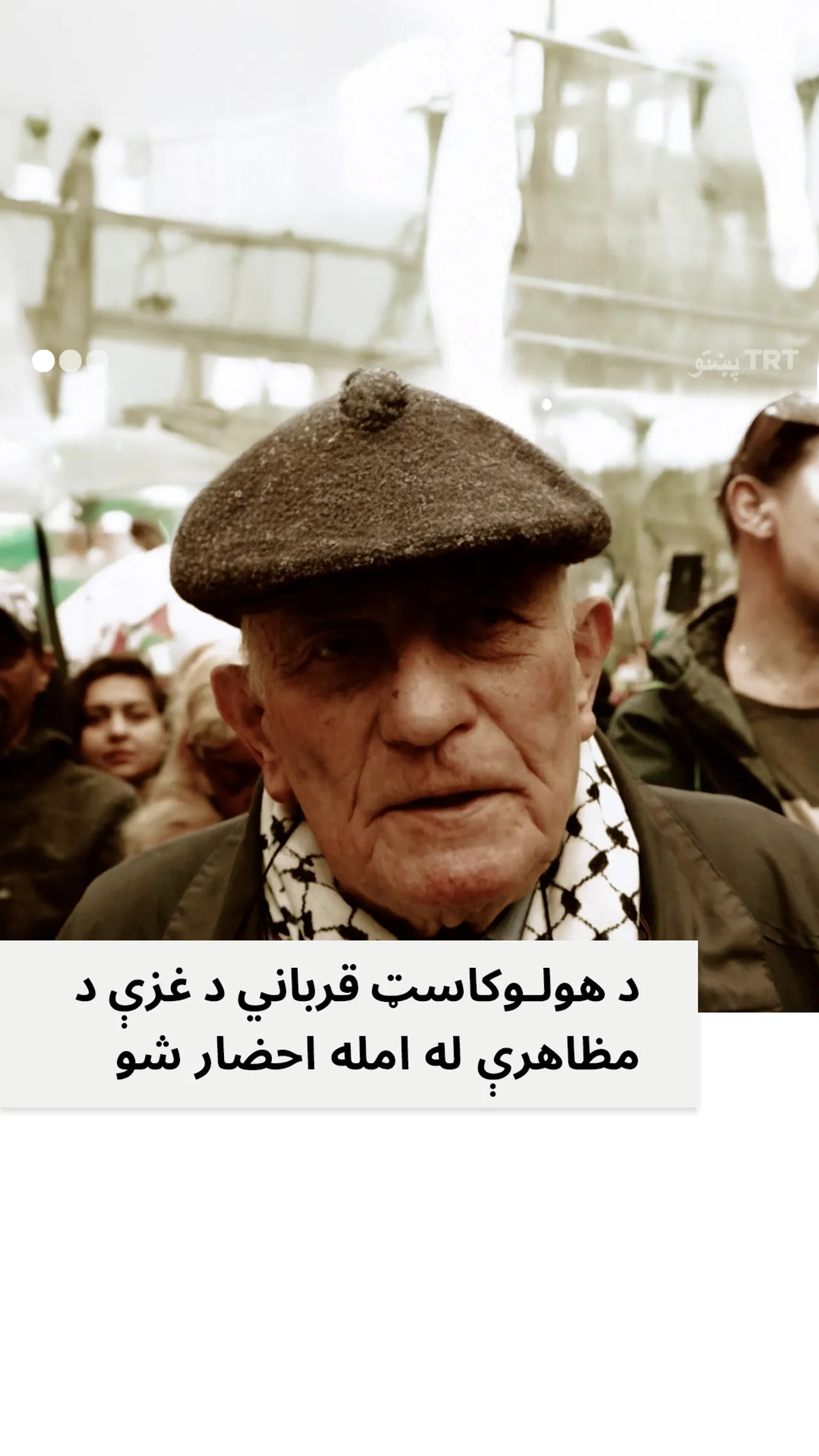 د هولوکاسټ قرباني د غزې په خاطر د مظاهرې له امله ونیول شو